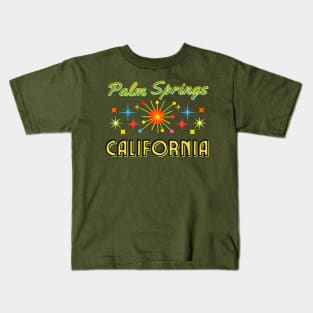 Sun and Stars in Lovely Palm Springs, California Kids T-Shirt